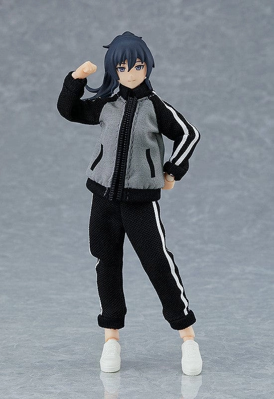 Historical Figure 601 figma Female Body ( Makoto ) with Tracksuit + Tracksuit Skirt Outfit
