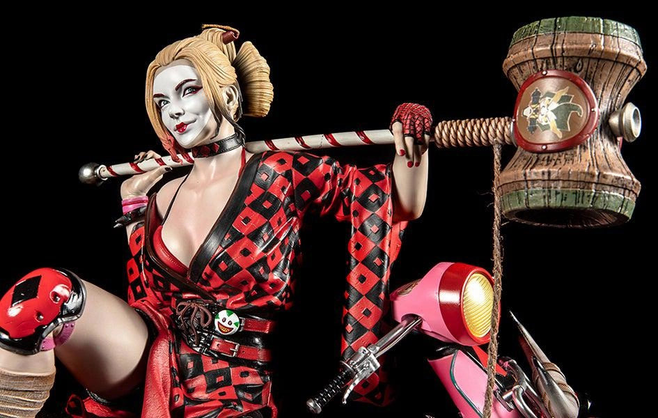 Harley Quinn 1/4 Scale Statue (Samurai Series) Creative Display