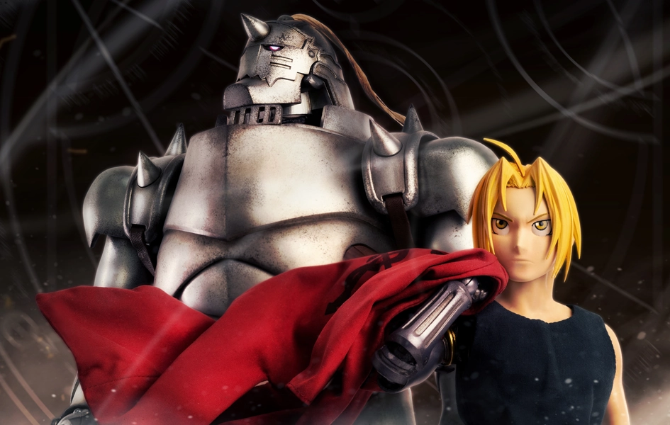 Fullmetal Alchemist: Brotherhood - Edward Elric and Alphonse Elric FigZero 1/6 Scale Figure Set Editor's Choice Creature Replica