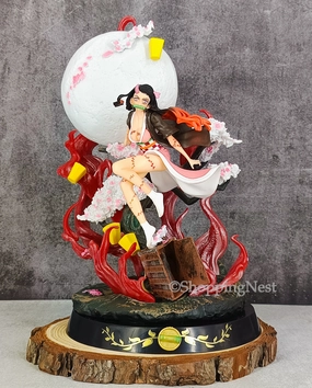 Demon Slayer Anime Statue, Exquisite Kamado Nezuko Doll Ornaments, Best Gift Collection | 31cm | Flying Pose