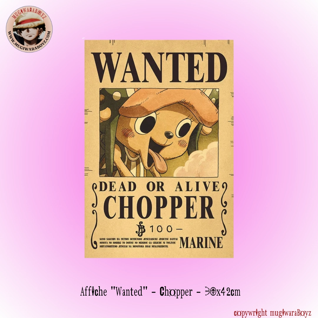 Collaboration Project Affiche "Wanted" - Chopper