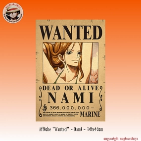Calming Effect Affiche "Wanted" - Nami