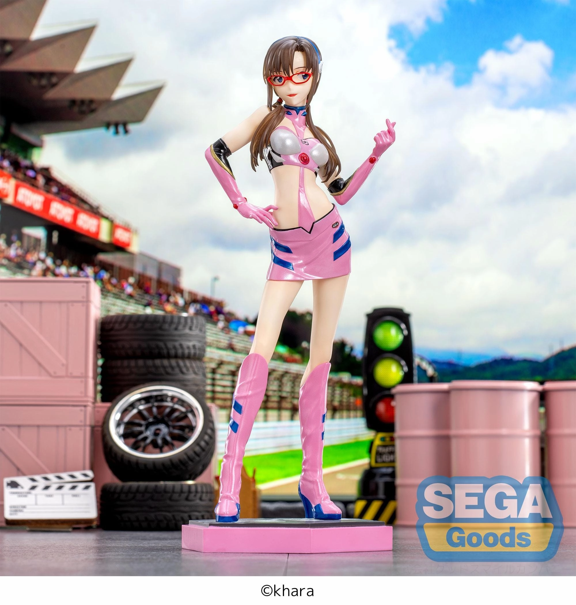 Luminasta Evangelion Racing Mari Makinami Illustrious PIT WALK Gender Neutral Collectible Object