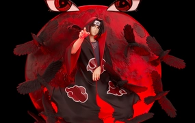 Movie Goods Museum Replica Naruto Shippuden - Itachi 1/8 Scale Wall Statue