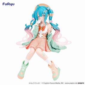 Themed Exhibit Premium Sculpture Noodle Stopper Figure Hatsune Miku / Love Sailor Citrus cream ver
