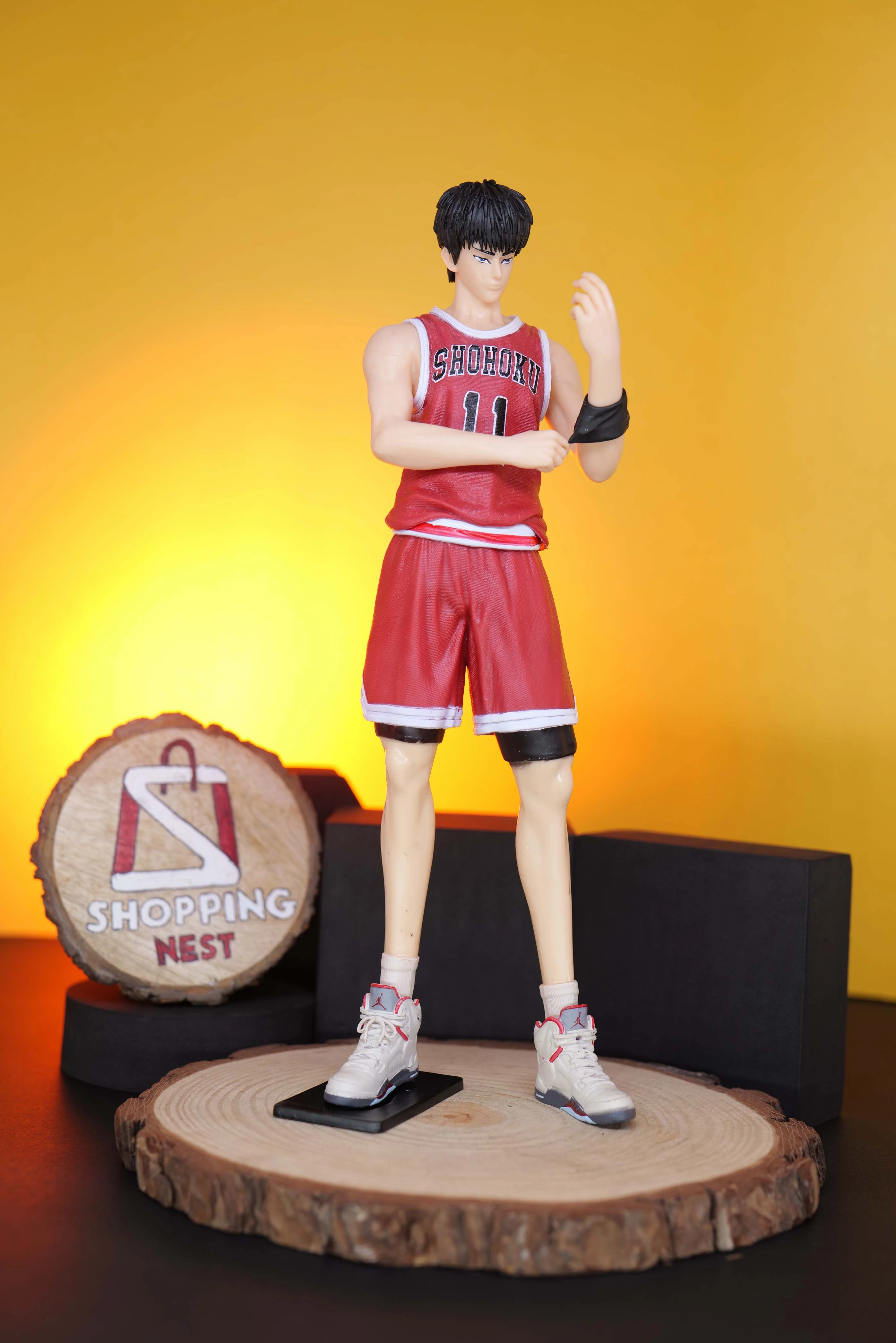 Anime Slam Dunk Shohoku 11# Kaede Rukawa PVC Action Figure ?C 31 cm Personal Treasure