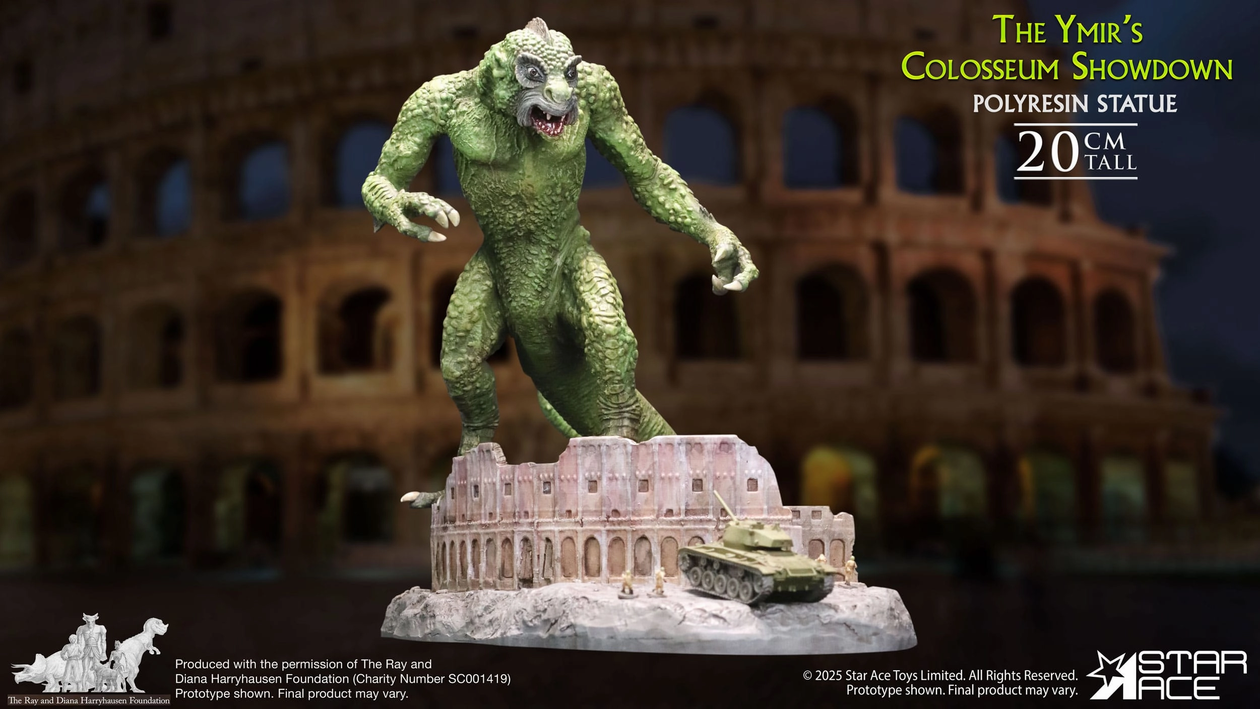 Star Ace Toys Ray Harryhausen's The Ymir's Colosseum Showdown 1/8 Diorama PVC Showcase