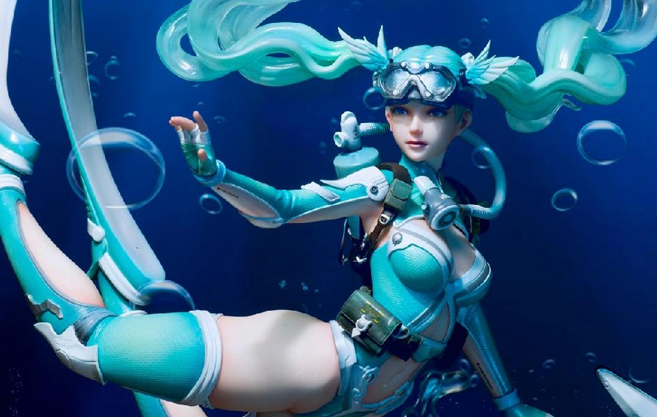 Character Piece Cyborg Design Planet Anthropomorphic Series - Mercury 1/6 Scale Statue