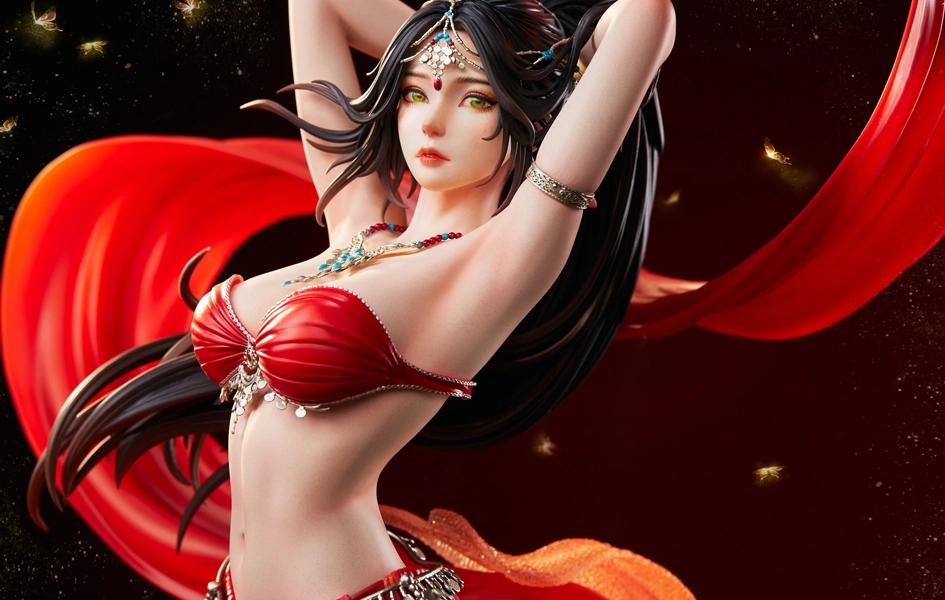 Ghostblade - Princess Lylian (Wind Drag) 1/4 Scale Statue Modern Living Paleontology Model