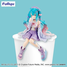 Noodle Stopper Figure Hatsune Miku Love Sailor Purple Color ver PVC Article Limited Item