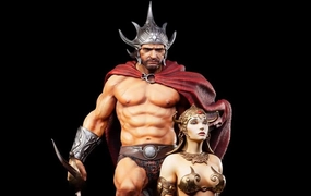Swordsman Of Mars (Frazetta Legacy Series) 1/4 Scale Statue Toy Line Hand Sculpted