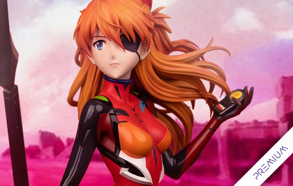 Evangelion 3.0 You Can (Not) Redo - Soryu Asuka Langley (Premium) 1/2 Scale Statue Action Statue Action Showcase