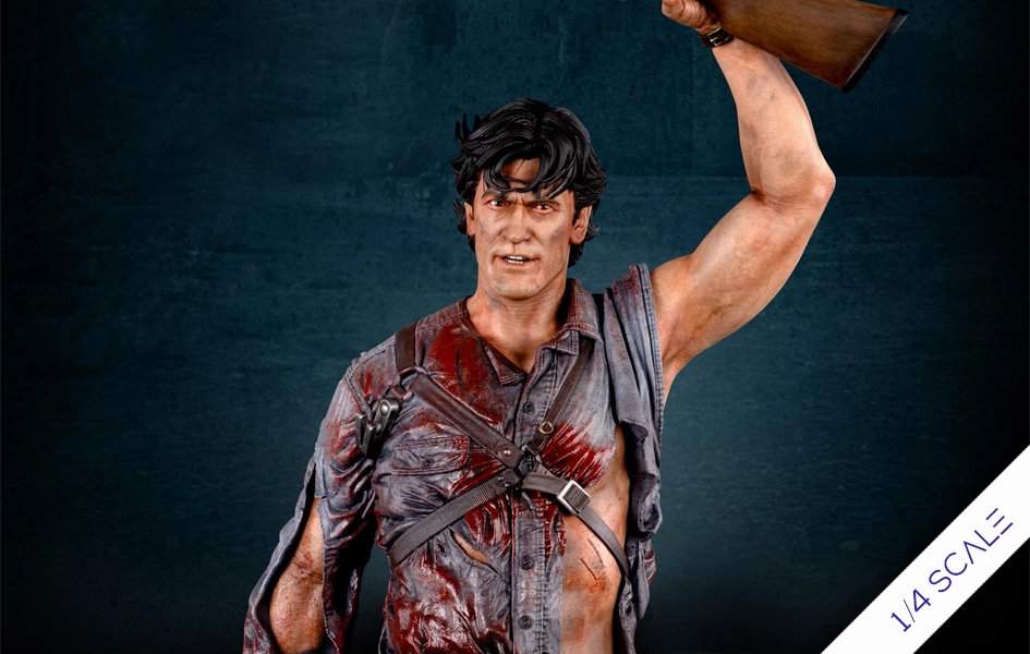 Army of Darkness - Ash Williams (Apex Exclusive) 1/4 Scale Statue Multiple Accessories