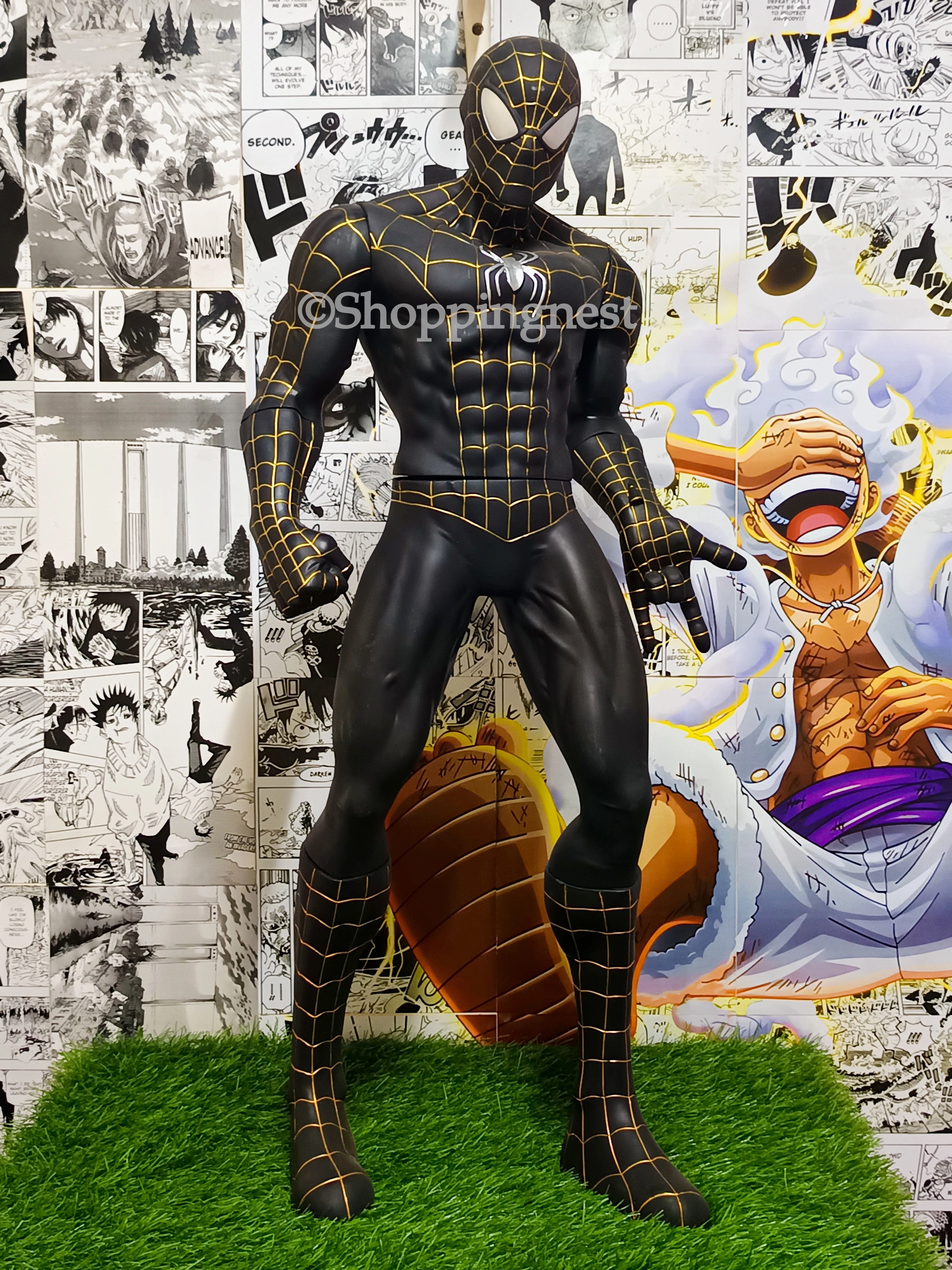 Gold Leaf Marvel Spider Man Super Premium Standing Action Figure | 80 cms |