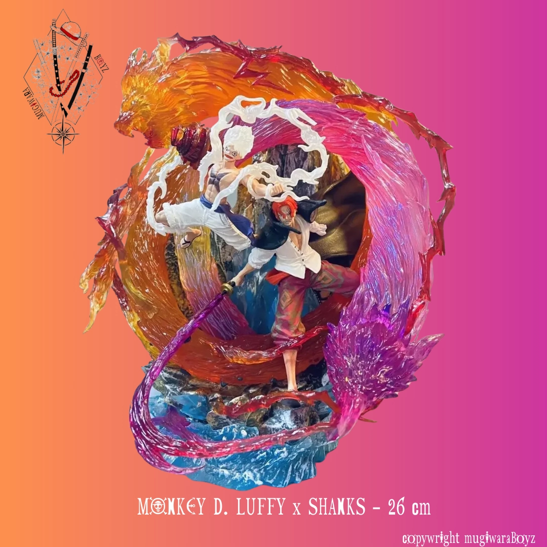 Smart Toy Fish Replica Figurine One Piece - Shanks le Roux et Monkey D. Luffy