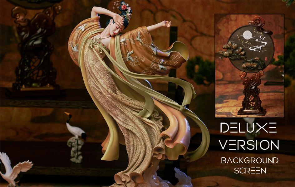 Collectible Statue Fantasy Product Flying Princess Crane Deluxe Version Statue