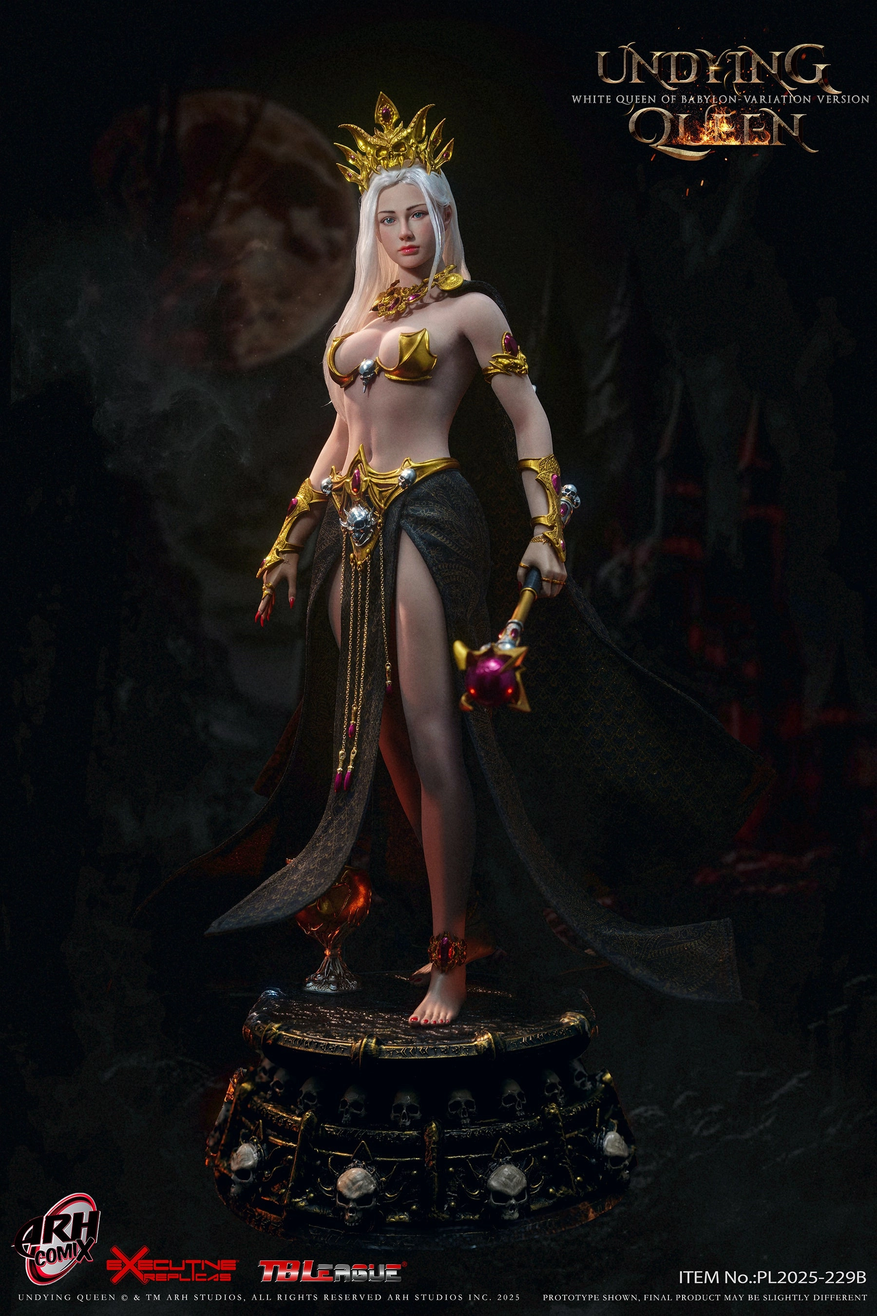 Phicen TBLeague White Queen of Babylon - Variation Version 1/6 Action Figure Book Character