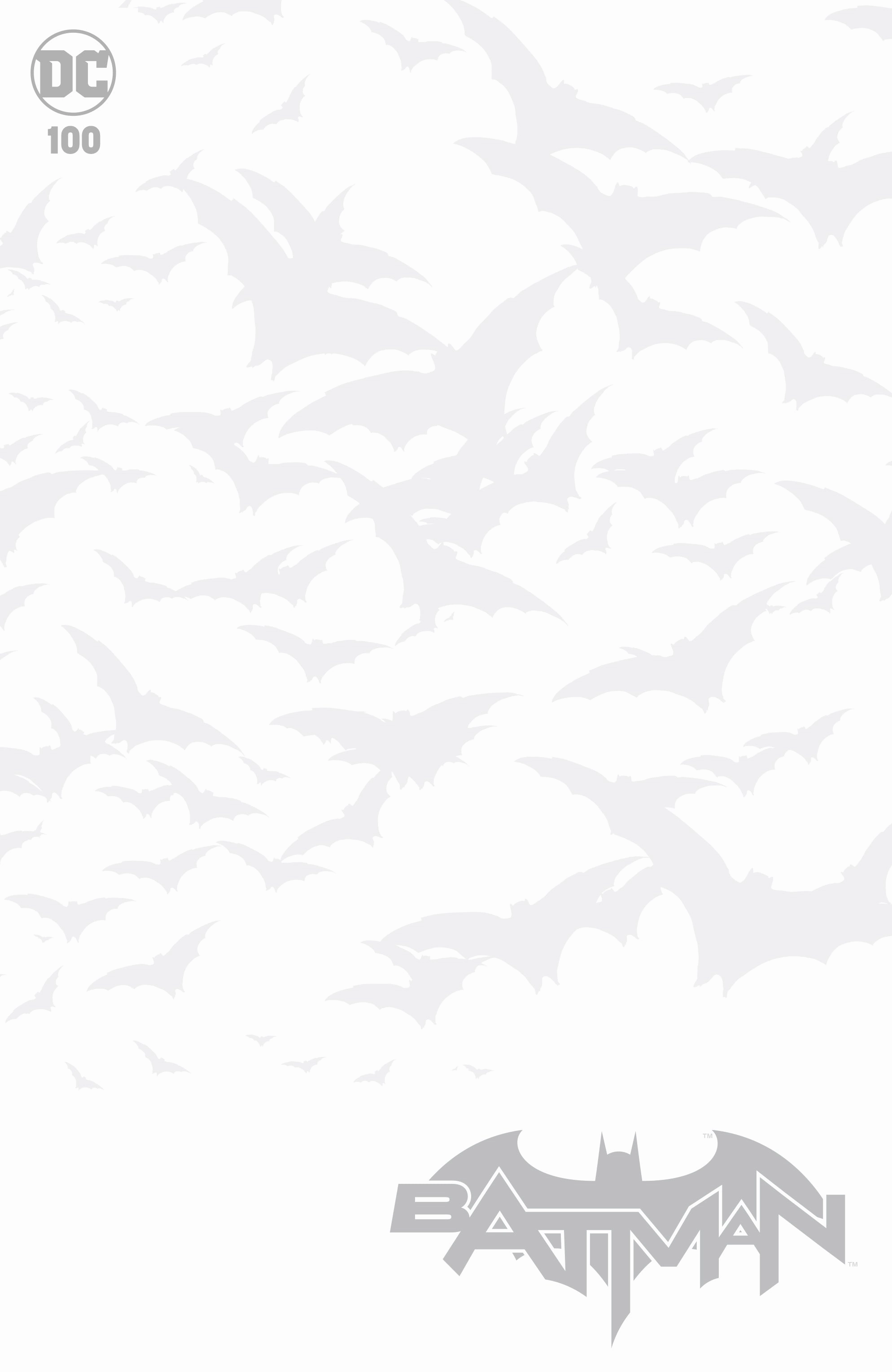 Balcony Decoration Batman #100 (Cover D Blank Bats Variant Edition)