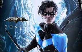 Batman: Hush Nightwing EX BONUS Statue Car Model