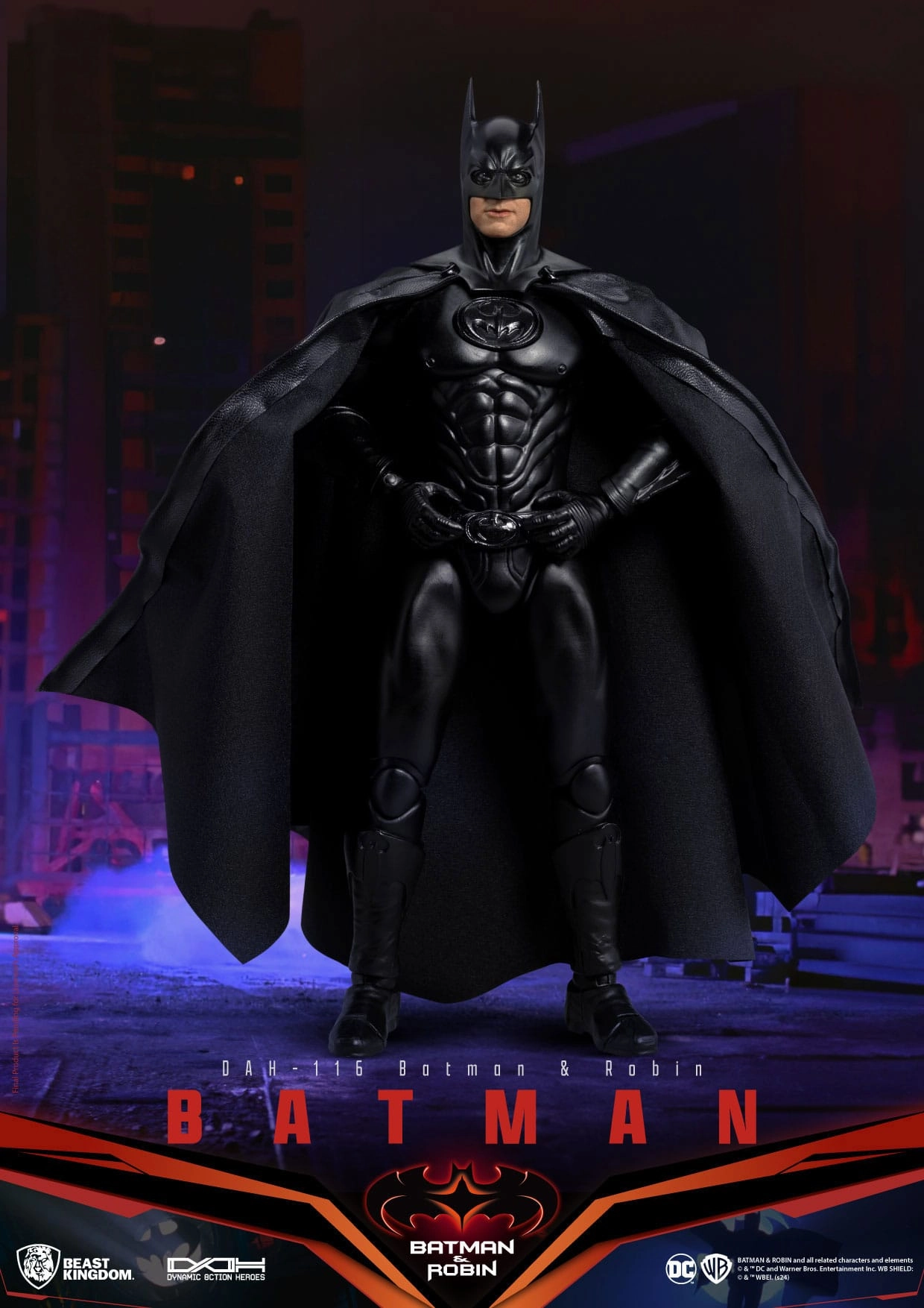 Beast Kingdom DC Comics Batman (Batman & Robin) Dynamic 8ction Heroes 1/9 Action Figure Dinosaur Model