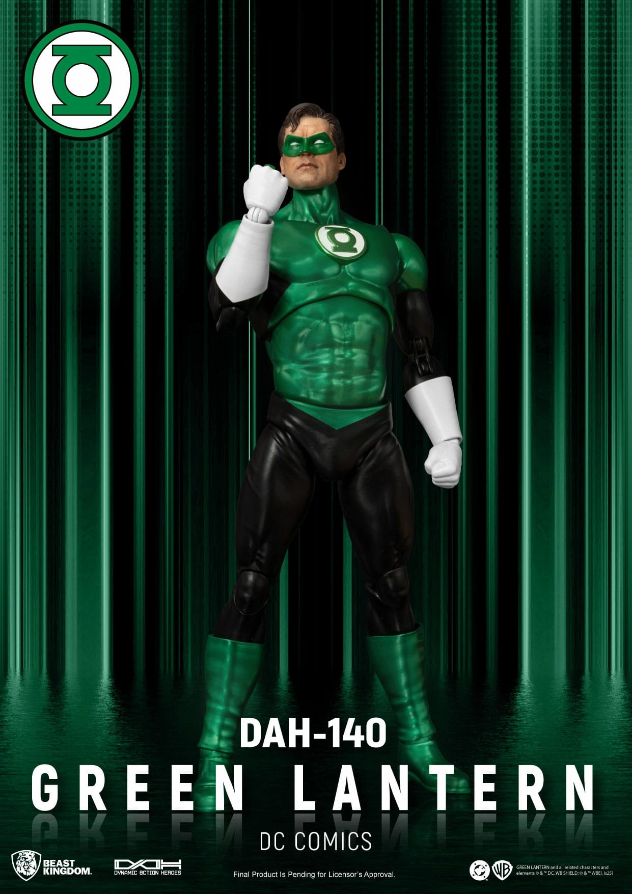 Beast Kingdom DC Comics Dynamic 8ction Heroes Green Lantern 1/9 Action Figure Character Item Action Toy