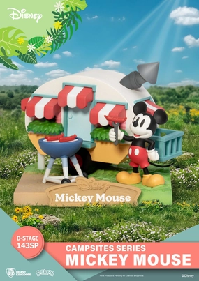 Fantasy Hobby Adventure Game Beast Kingdom Disney Campsite Series Mickey Mouse Special Edition D-Stage PVC Diorama Statue