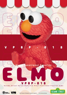 Beast Kingdom Elmo Piggy Bank - Sesame Street - Palm Sized Vinyl Collectible Electronic Toy Message Option