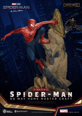Pop Art Beast Kingdom Friendly Neighborhood Spider-Man - No Way Home - MC-110 - Master Craft Collectible Statue