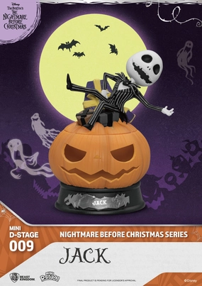 Movie Creation Beast Kingdom The Nightmare Before Christmas Jack Mini D-Stage PVC Figure