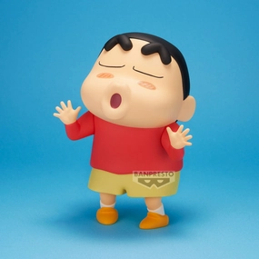 CRAYON SHINCHAN BIG SOFVIMATES SHINNOSUKE NOHARA DOKI GA MUNE MUNE Nursery Decor Collectible Object