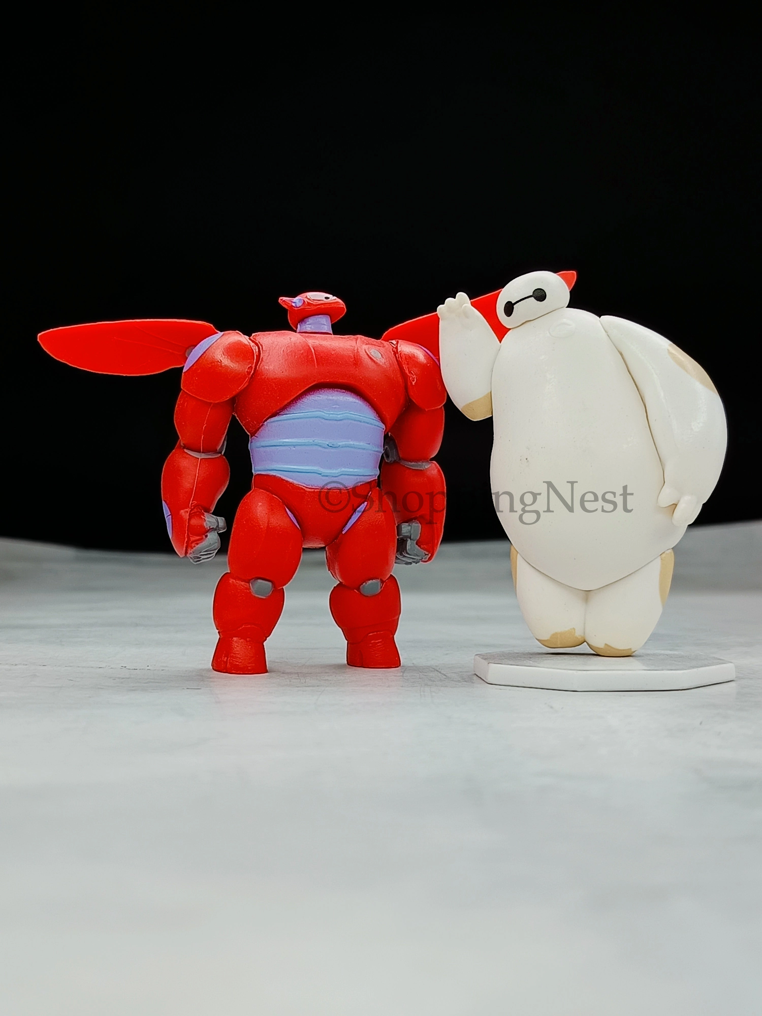 Loyal Customer Big Hero 6 Baymax Cake Figures 2Pcs Big Hero Baymax Action Figure | 6-7 cm |