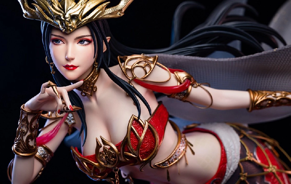 Battle Through the Heavens - Medusa 1/4 Scale Statue City Memento Wedding Cake Topper