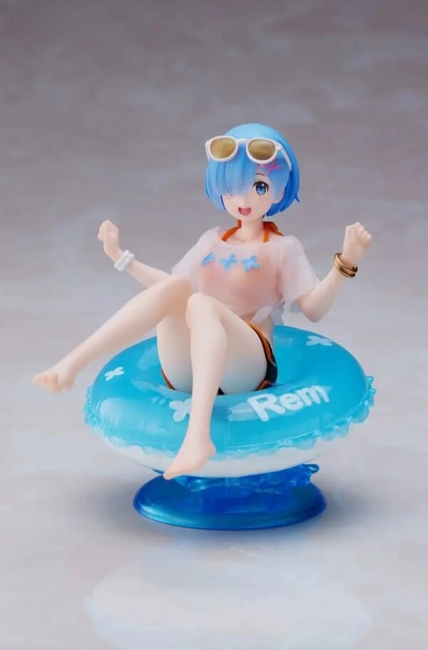 Re : Zero Rem Renewal Aqua Float Girls Figure (rerun) Battle Stance Valuable Collectible