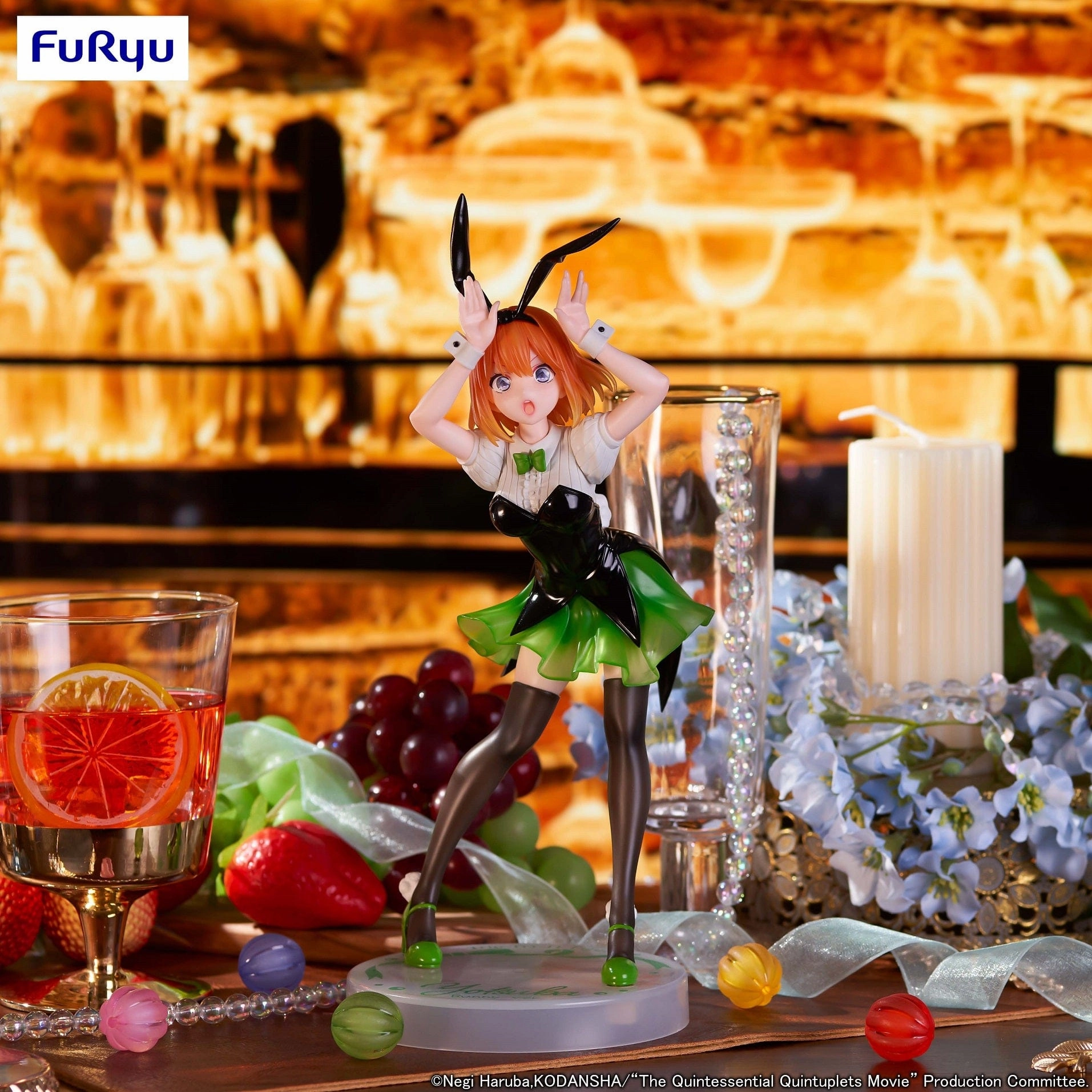 The Quintessential Quintuplets Movie Trio-Try-iT Figure Yotsuba Nakano Bunnies ver PVC Hobby Silver Coated