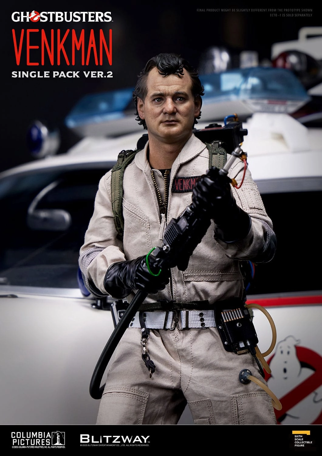 Office Desk Toy Maximalist Art Blitzway Ghostbusters Peter Venkman Ver. 2 Premium UMS 1/6 Action Figure