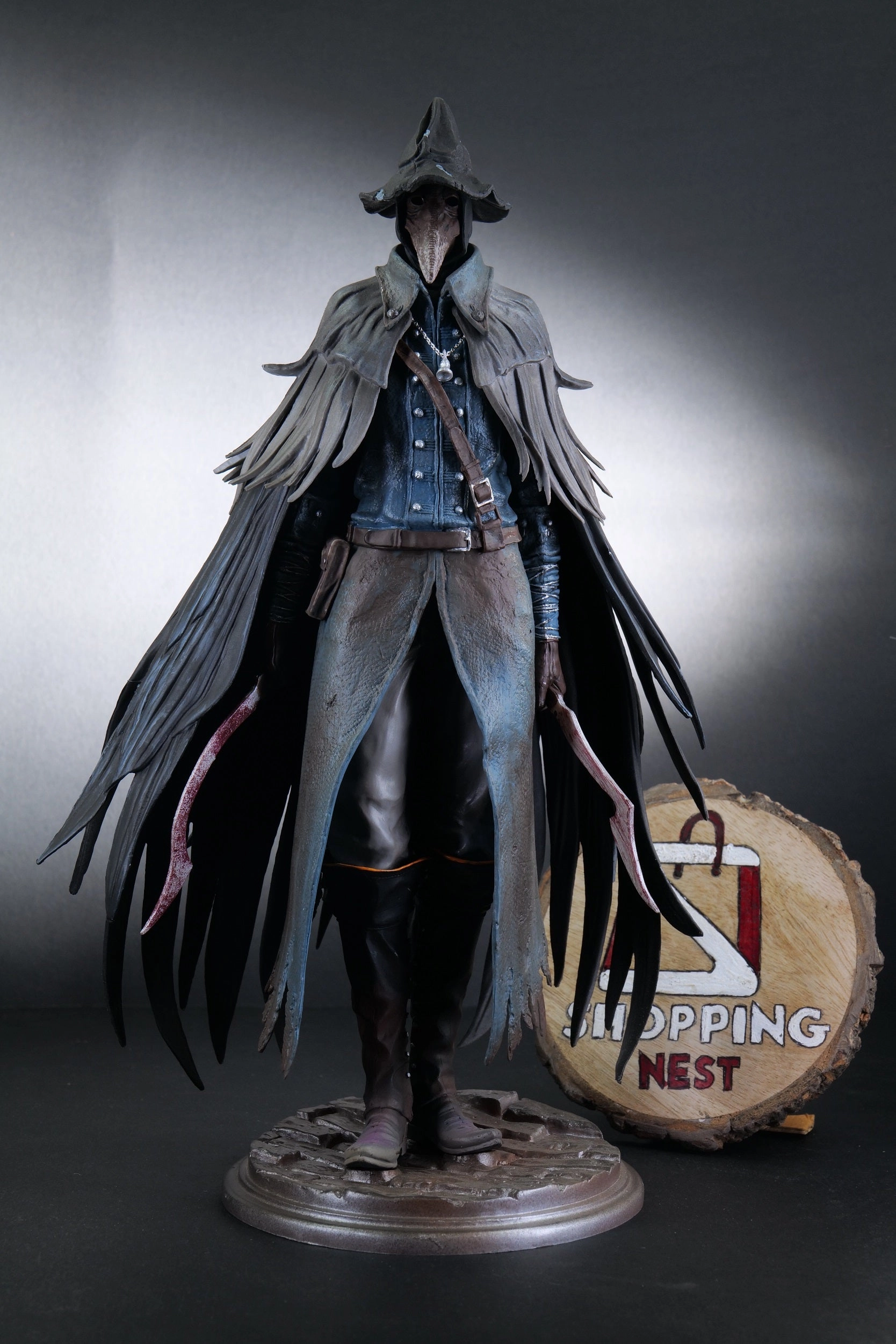 Collectible Character Bloodborne The Old Hunters Statue (30 cm) |PVC| ?C Collectible Model Figure by ShoppingNest