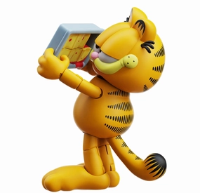 Anime Model Exhibition Piece Boss Fight Studio Garfield Garfield Action Figure