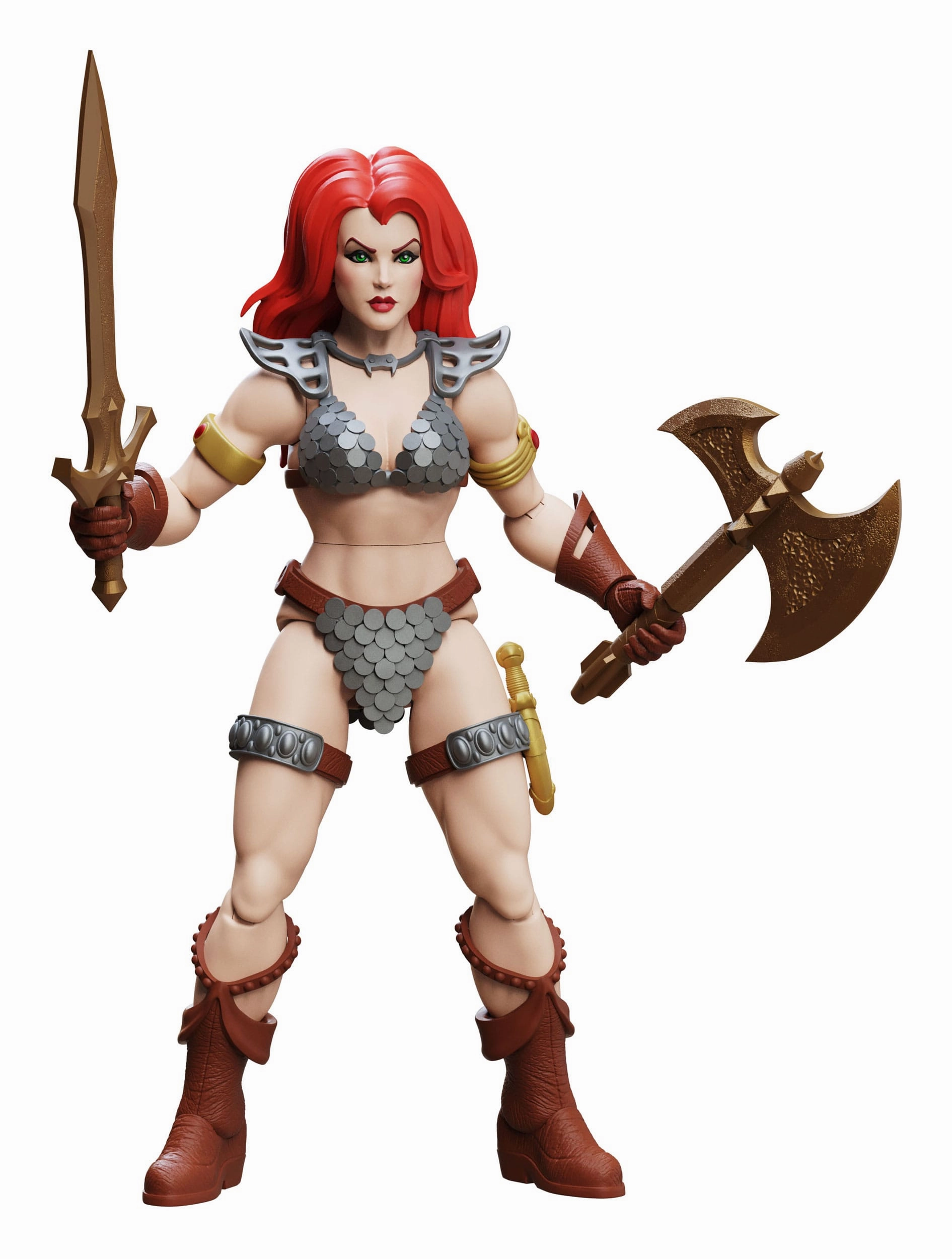 Dining Table Fashion Doll Boss Fight Studio Immortal Champions Red Sonja Action Figure