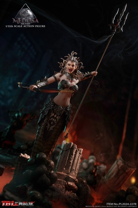 Phicen TBLeague Medusa - Silver 1/12 Action Figure Chibi Hero Rococo Sculpture