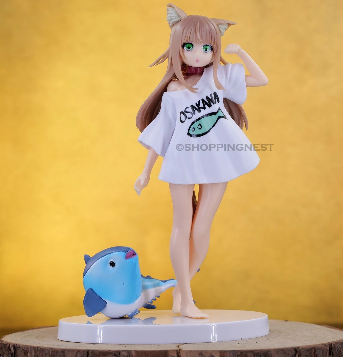 Charming Catgirl Figurine - Perfect Anime Collector's Gift, Ideal for Bedroom & Car Decor | 18 CMS | Collector Display