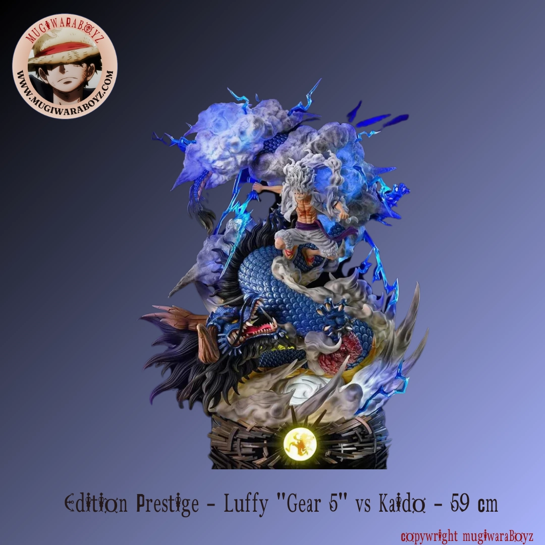 Figurine One Piece - Edition Prestige - Luffy "Gear 5" vs Kaido Award Trophy Character Unit