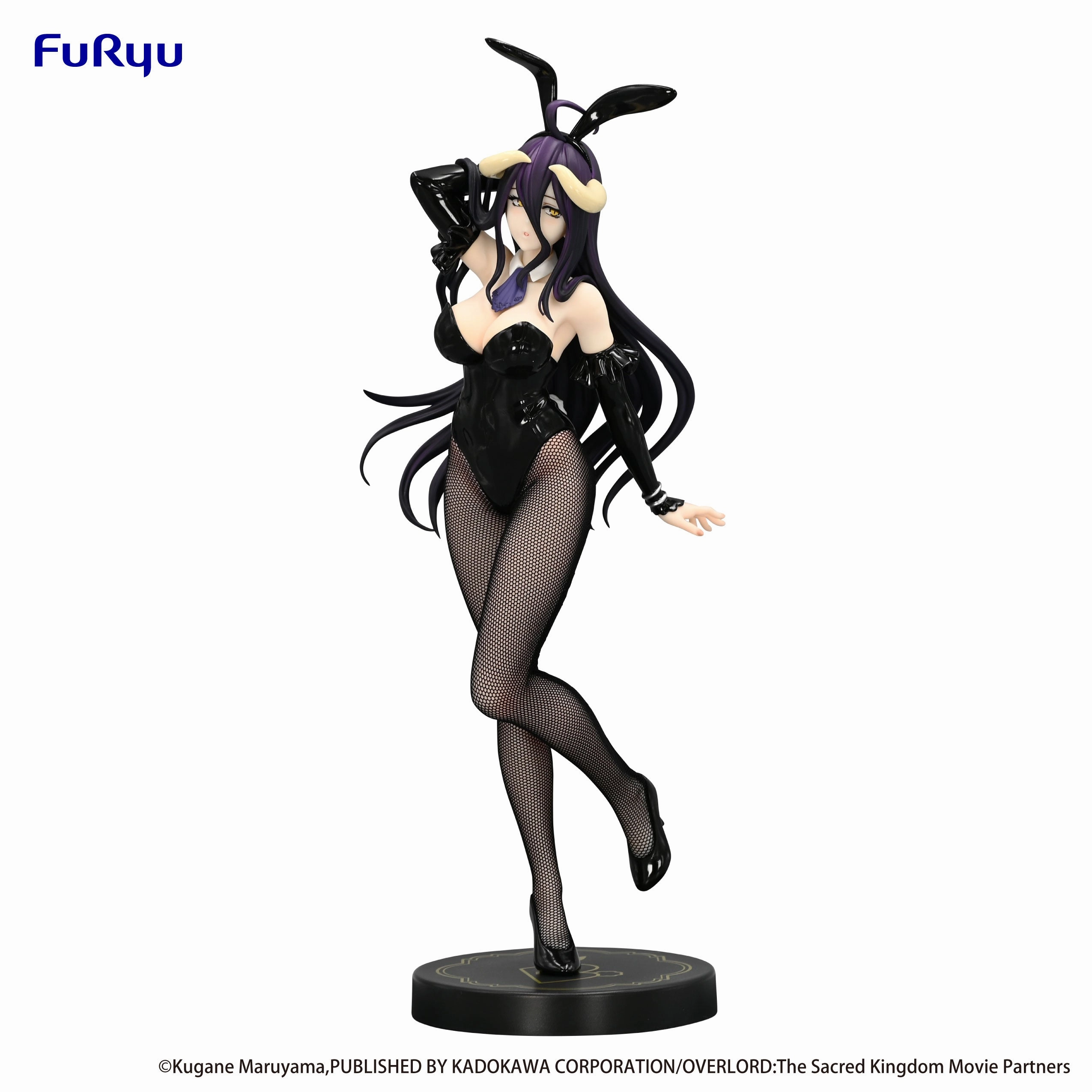 Toy Line Chibi Statue OVERLORD BiCute Bunnies Figure Albedo Black Color ver