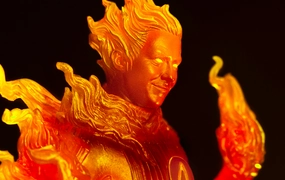 The Fantastic Four: First Steps - Human Torch Art Scale 1/10 Designer Item Preservation Tool