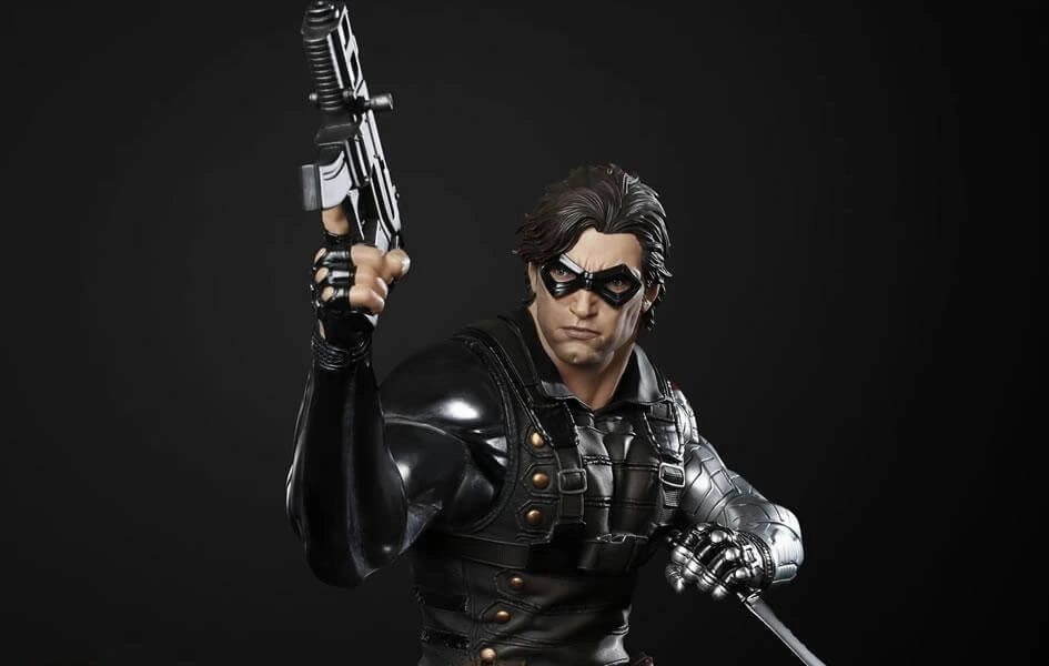 3D printed Winter Soldier 1/4 Scale Statue by XM Studios