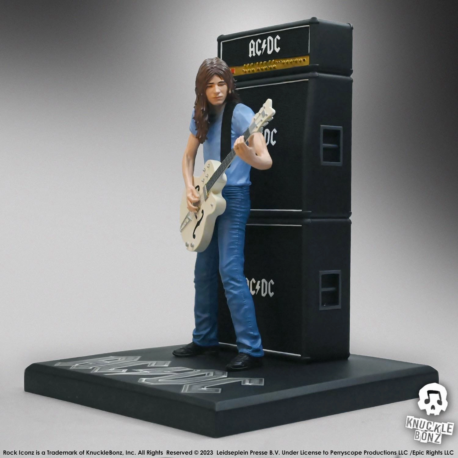 Knucklebonz AC/DC Rock Iconz Malcolm Young II Statue Premium Sculpture