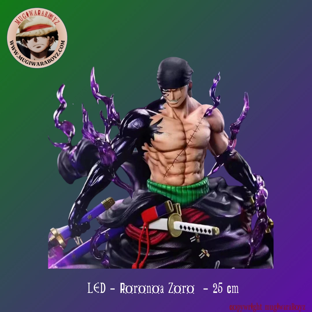 Figurine One Piece LED - Roronoa Zoro Designer creation