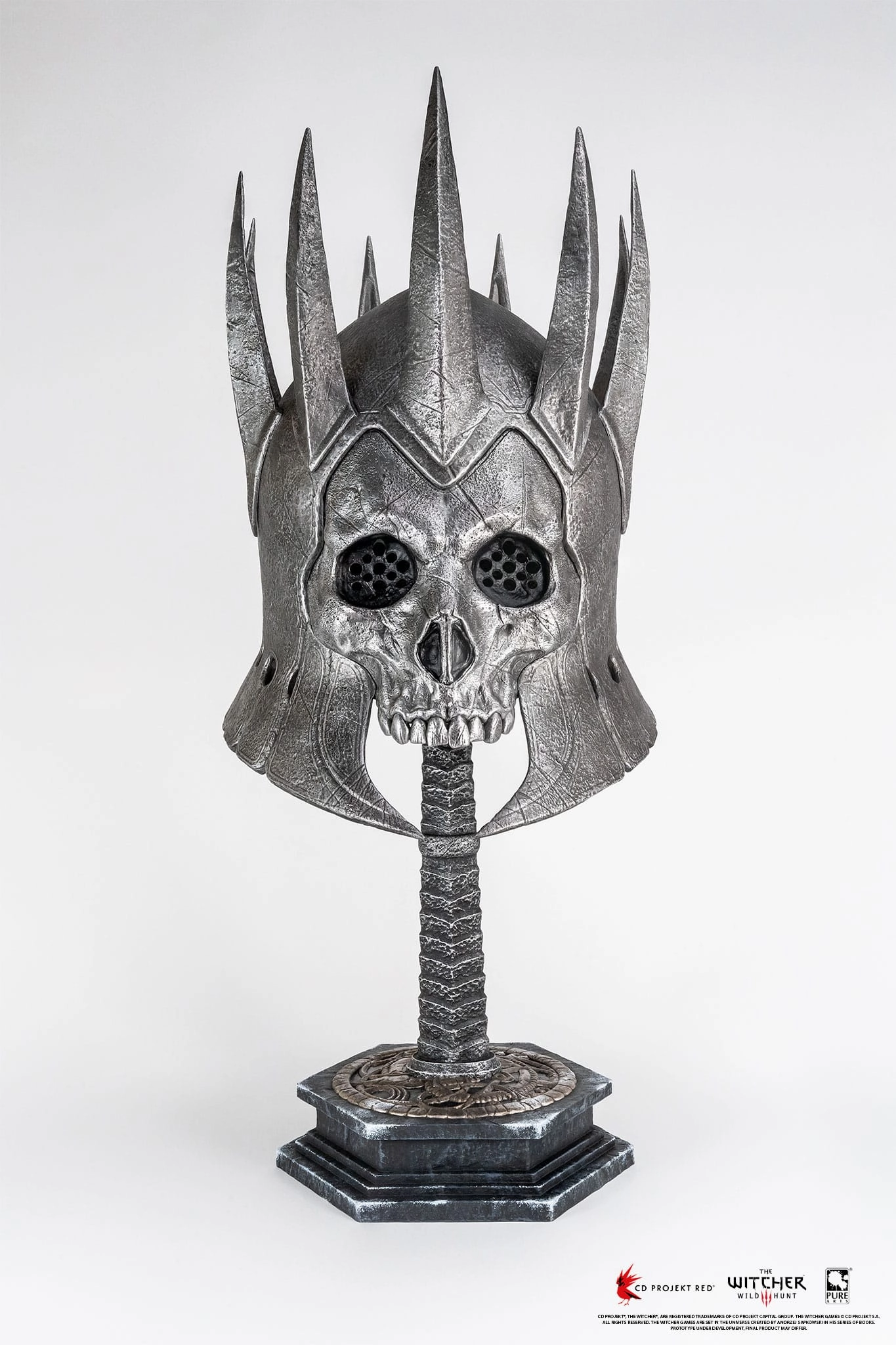 PUREARTS Eredin Helmet - The Witcher 3: Wild Hunt - 1/1 Collectible Replica Vinyl Merchandise Wildlife Model