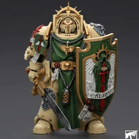 WARHAMMER Dark Angels Deathwing Knight 1 With Power Sword, Storm Shield and Teleport Homer International Brand Superhero Display