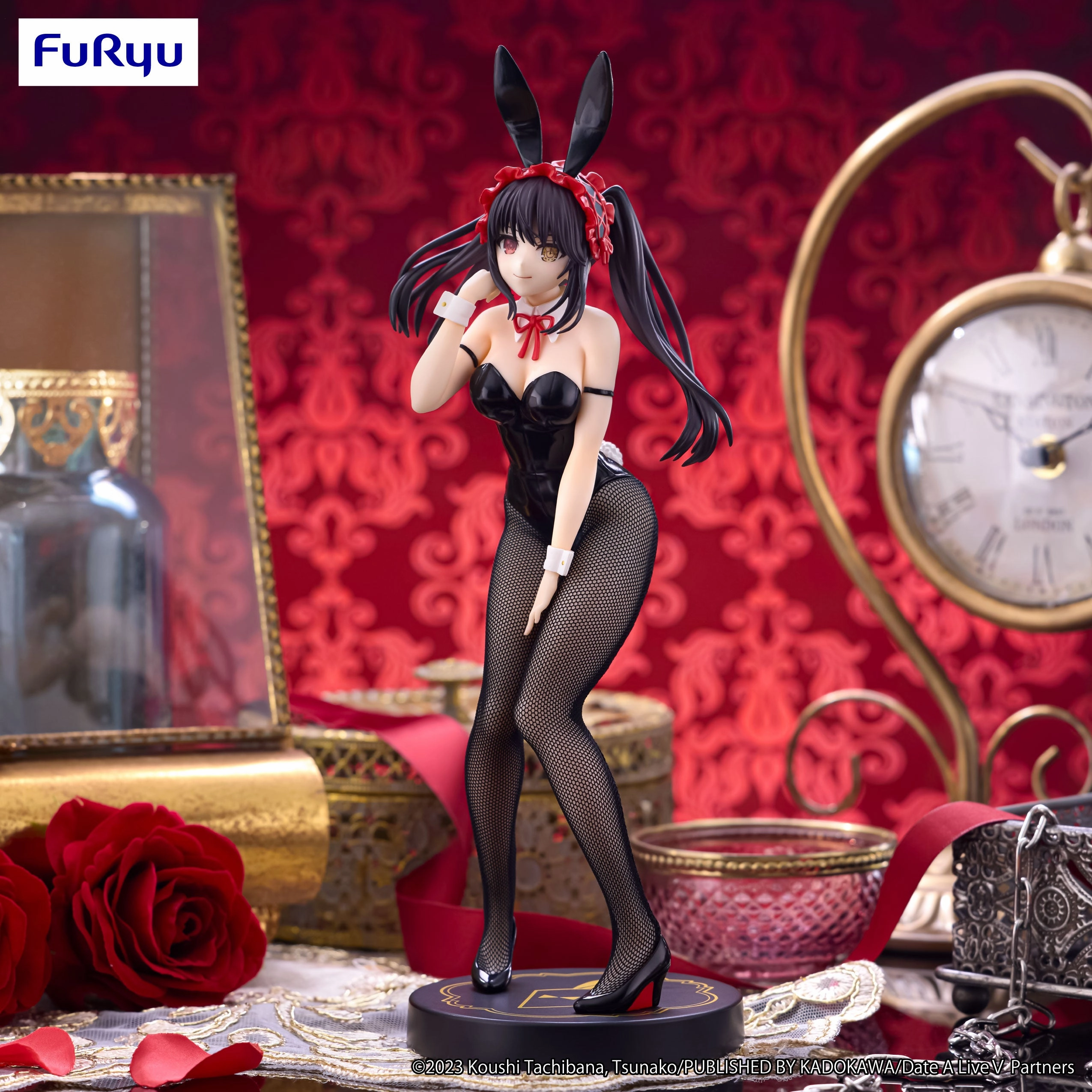 Date A Live ?? BiCute Bunnies Figure Kurumi Tokisaki Black Color ver Bronze Cast Adventure Game