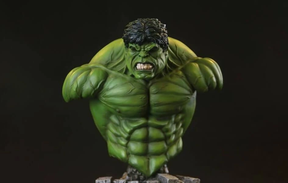 Game Room Forest Animal The Incredible Hulk 1/4 Scale Bust by XM STUDIOS